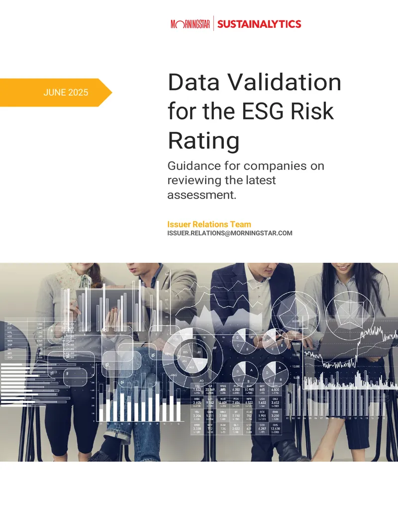 Data Validation for the ESG Risk Rating