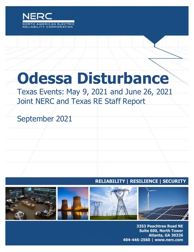 Odessa Disturbance Analysis Report