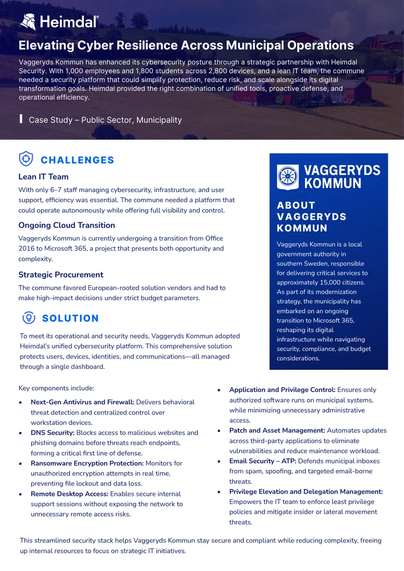 Enhancing Cybersecurity in Municipal Operations