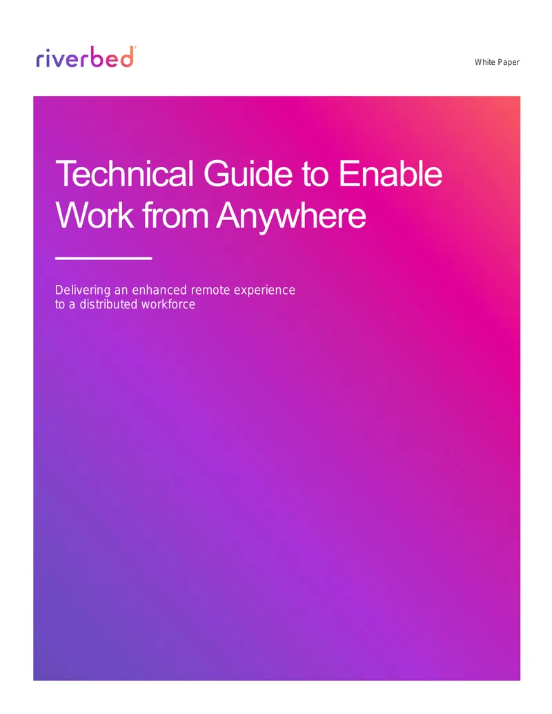 Technical Guide for Enabling Work from Anywhere
