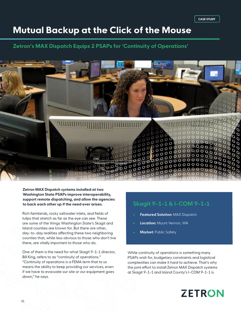 Zetron MAX Dispatch System Implementation Case Study