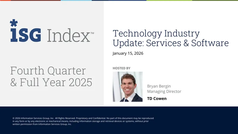 Technology Industry Update for Fourth Quarter 2025