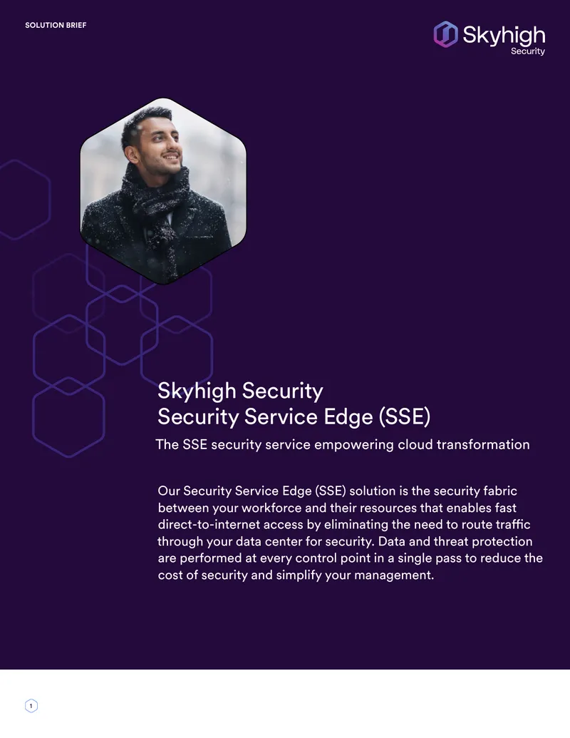 Skyhigh Security Service Edge Solution Brief