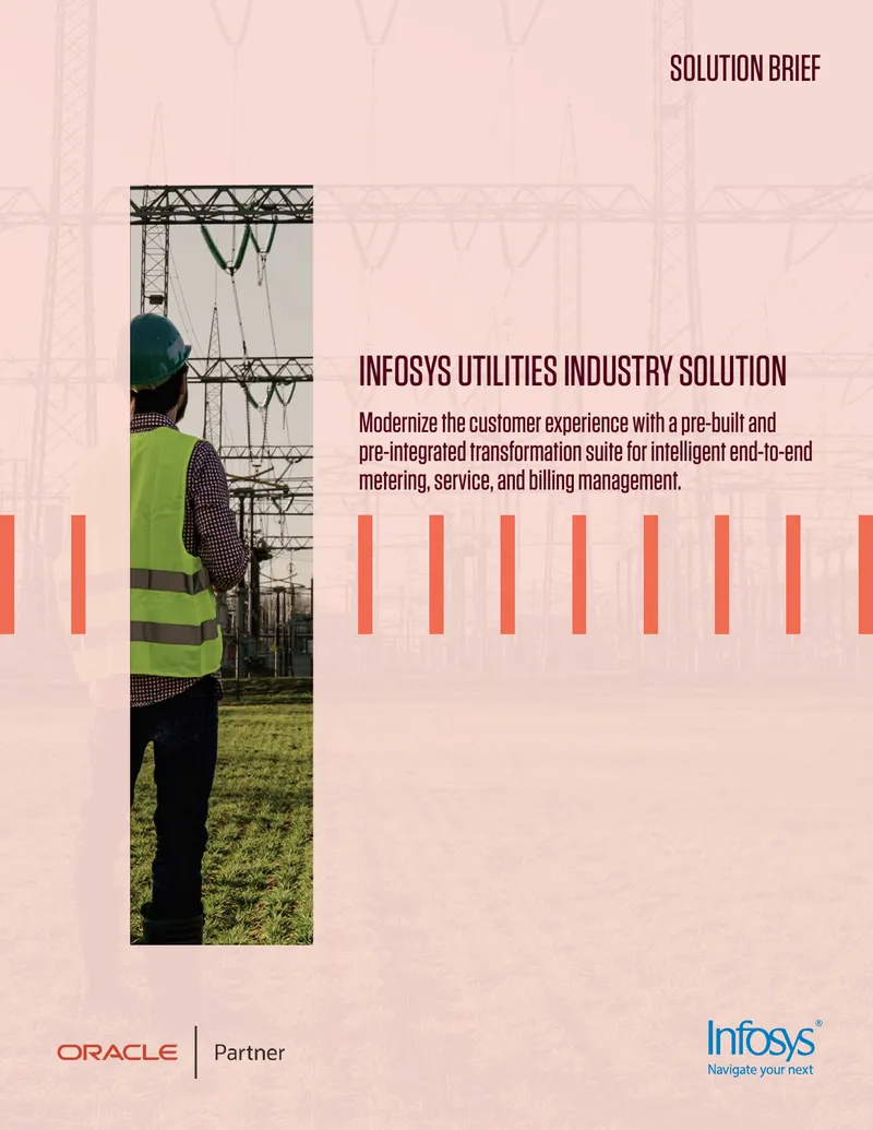Infosys Utilities Industry Solution Overview