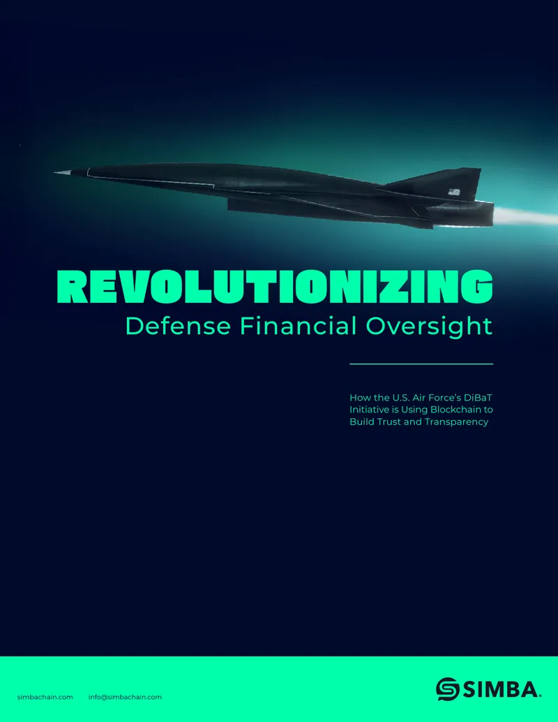 U.S. Air Force DiBaT Initiative Using Blockchain Technology