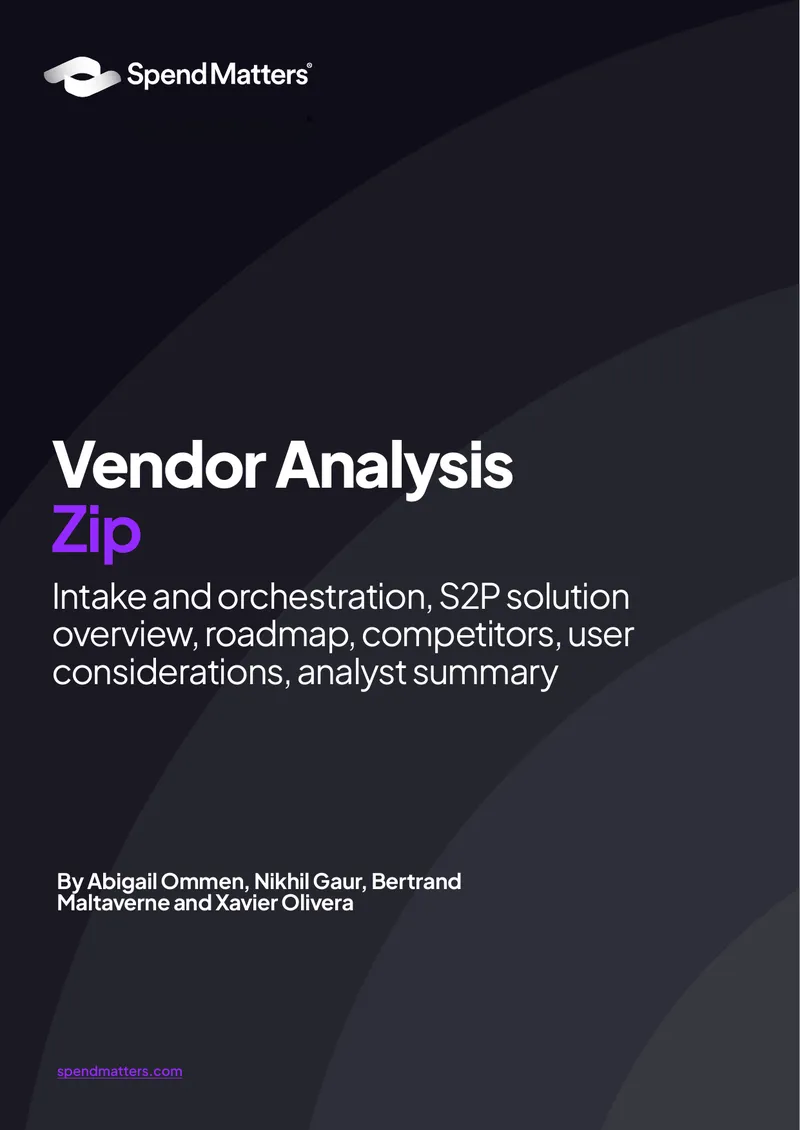 Zip Vendor Analysis and Procurement Solutions Overview