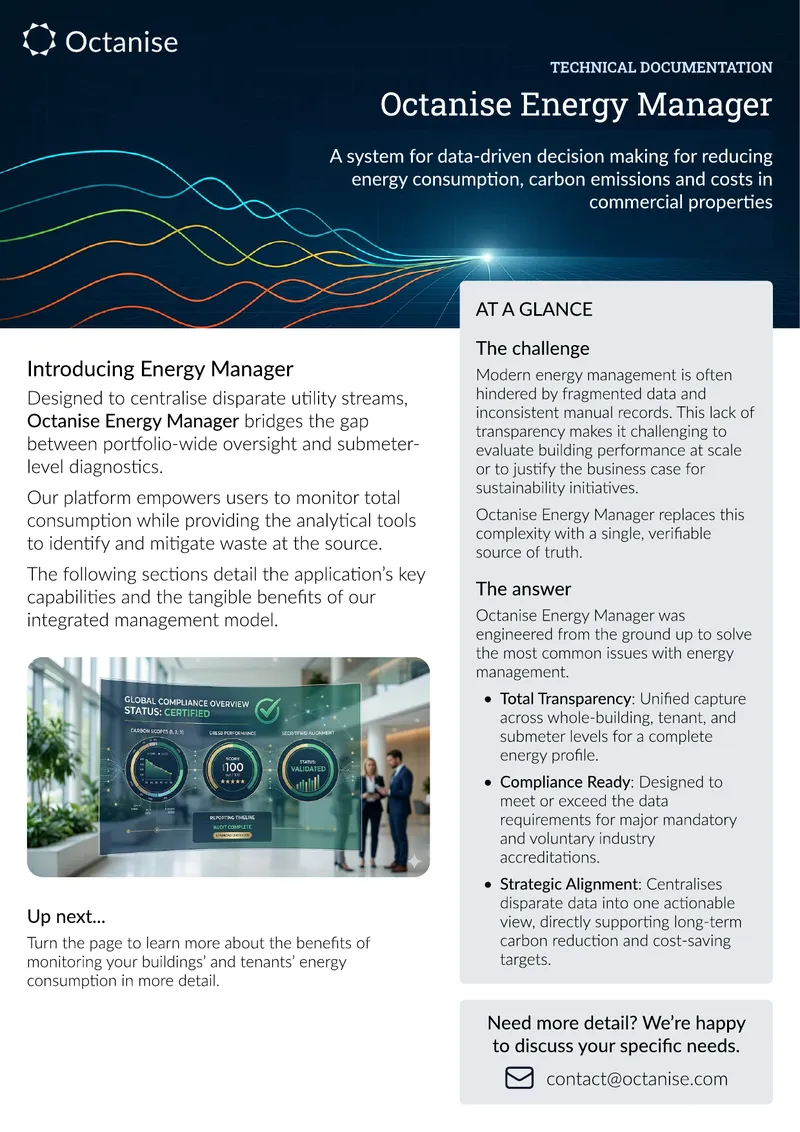 Octanise Energy Manager Technical Documentation