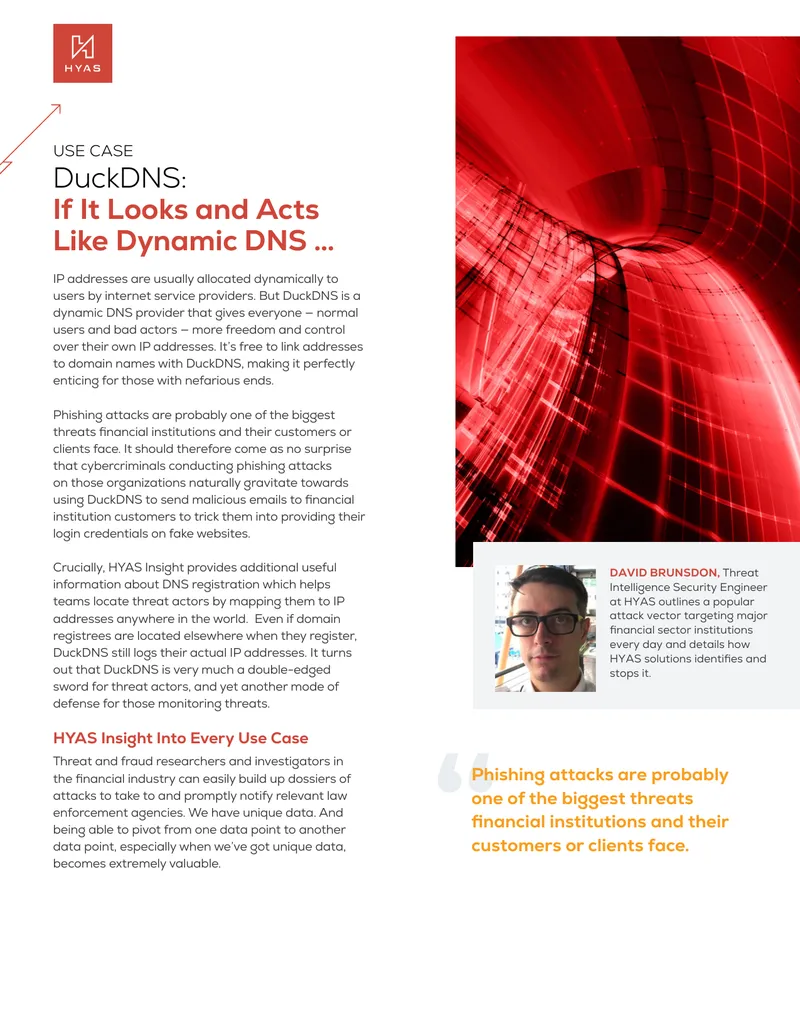 DuckDNS and Its Impact on Phishing Attacks