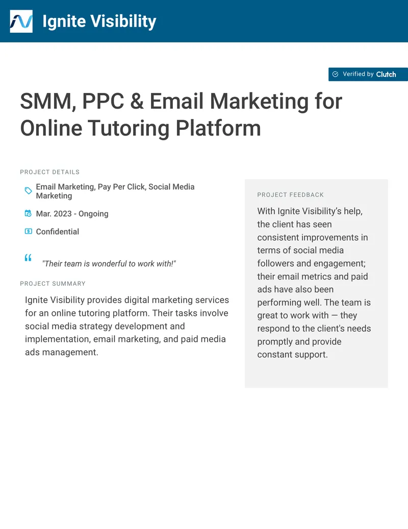 Digital Marketing Services for Online Tutoring
