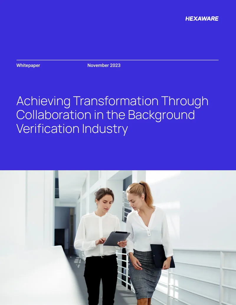 Collaboration Strategies in Background Verification Industry