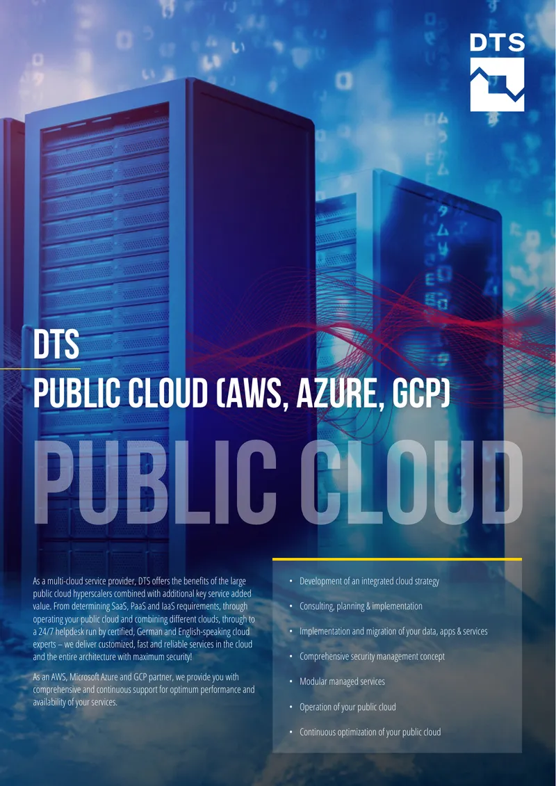 Public Cloud Services Overview for AWS, Azure, and GCP