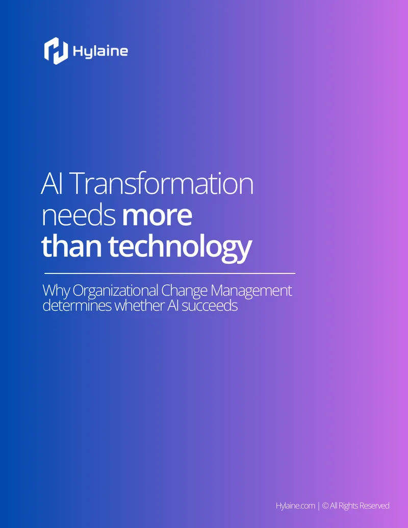 Organizational Change Management in AI Adoption