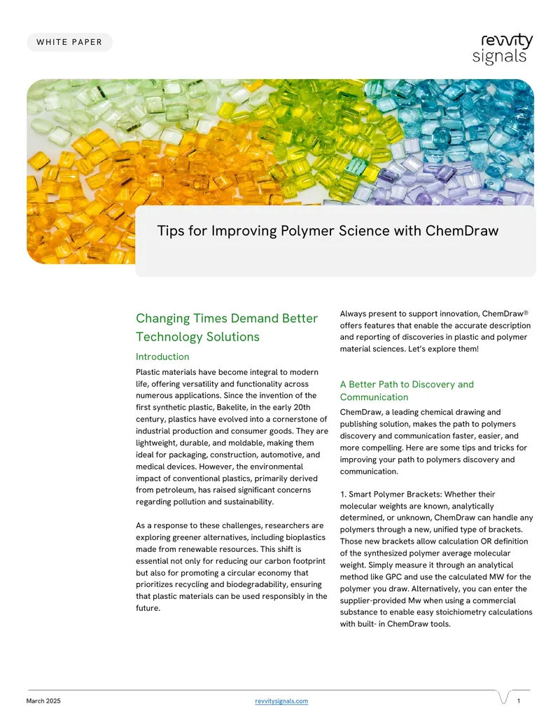 Advancements in Polymer Science with ChemDraw