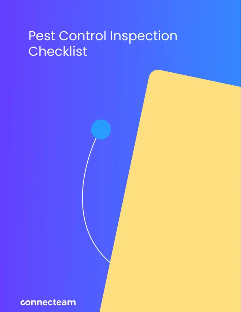 Pest Control Inspection Checklist