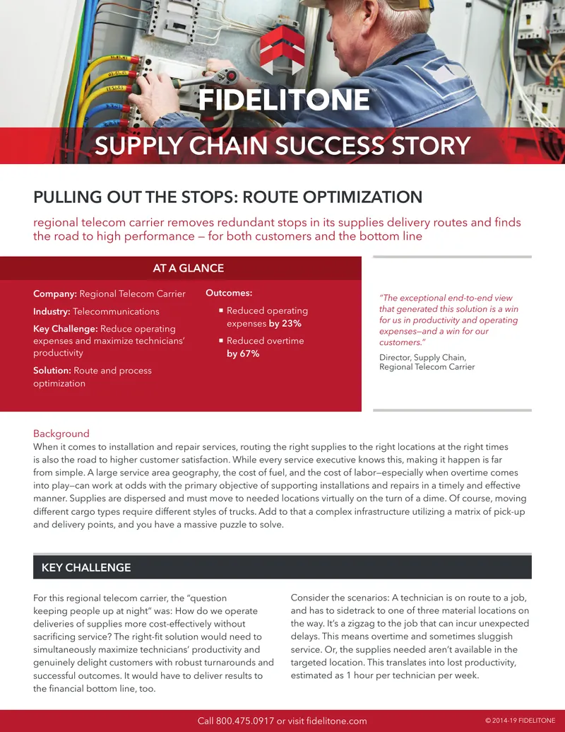 Route Optimization for Supply Chain Efficiency