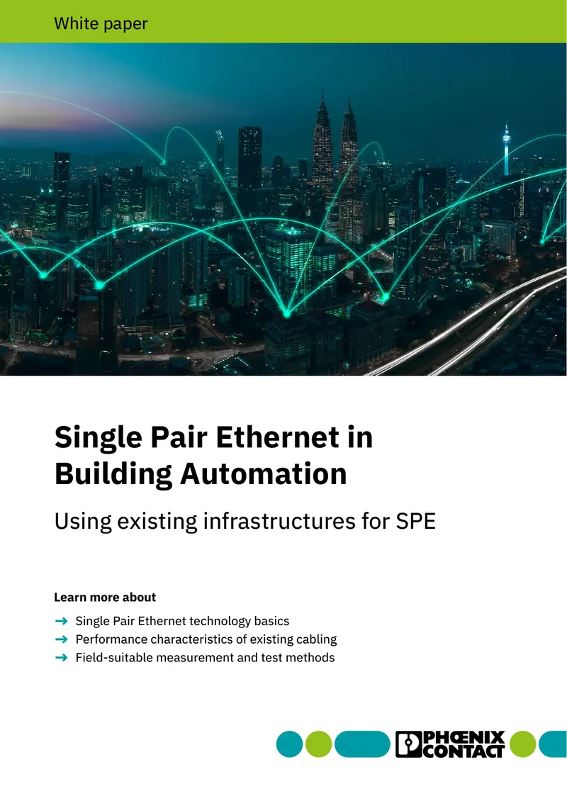 Single Pair Ethernet in Building Automation