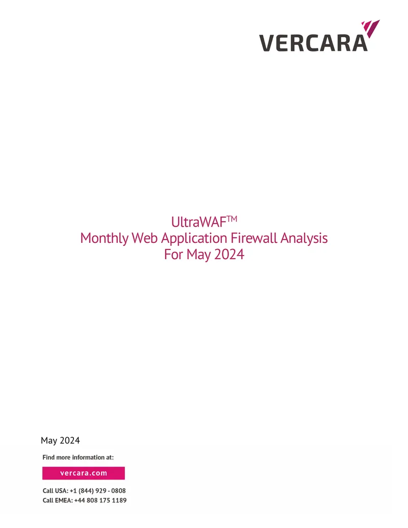 Monthly Web Application Firewall Analysis for May 2024