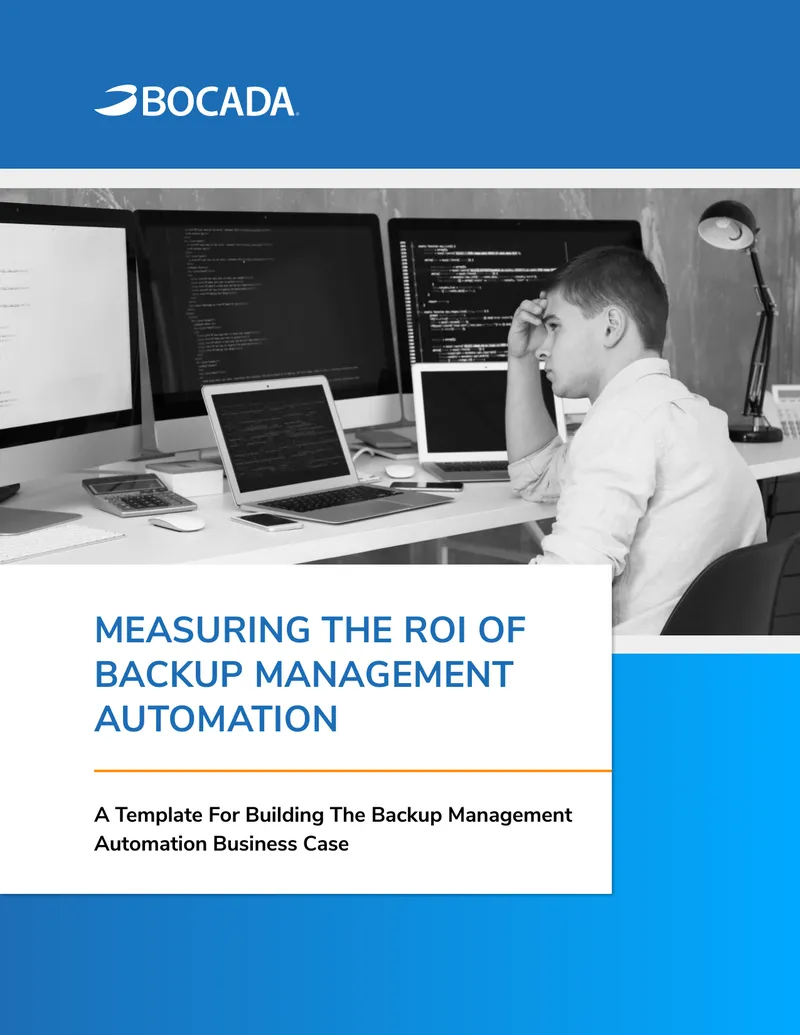 Measuring the ROI of Backup Management Automation