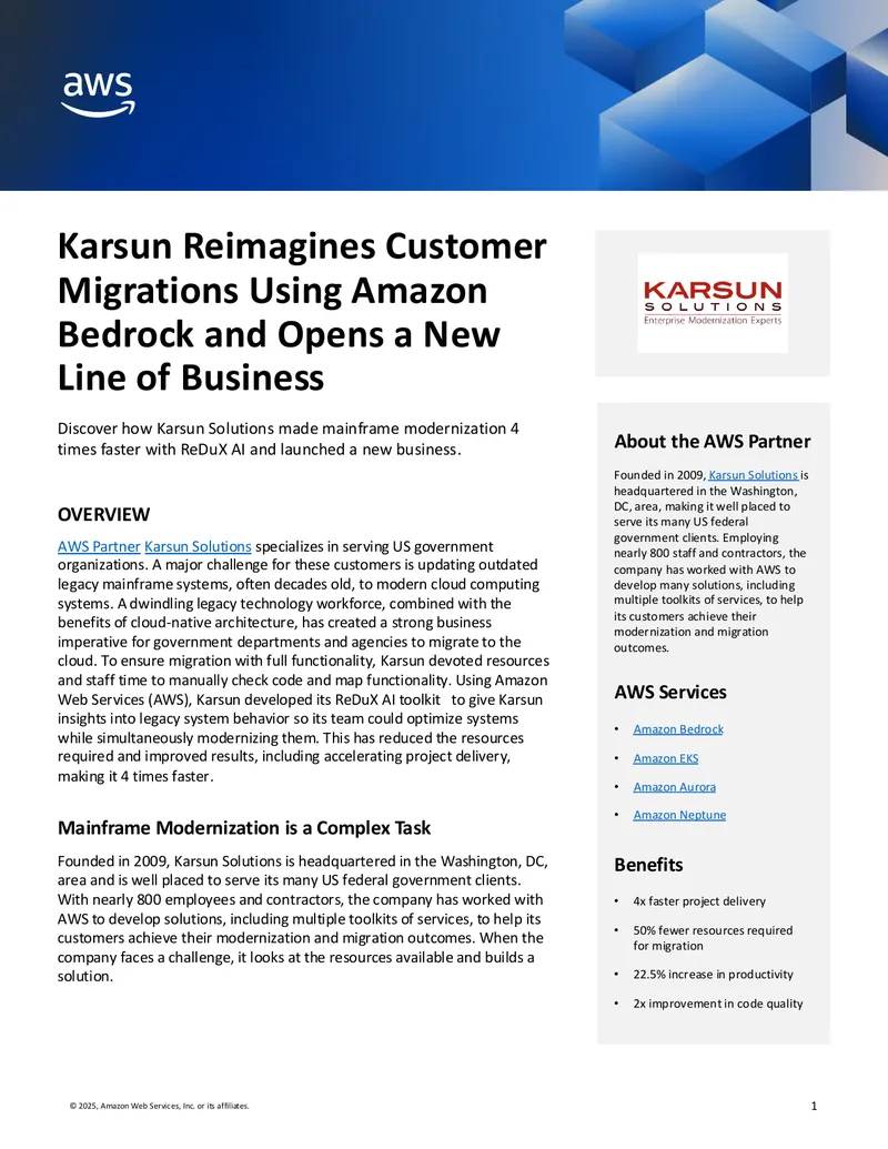 Karsun Solutions Mainframe Modernization Toolkit