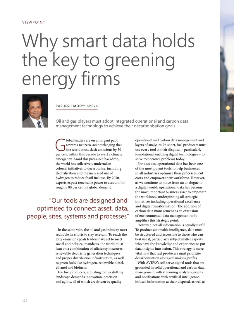 Decarbonisation Strategies for Oil and Gas Industry