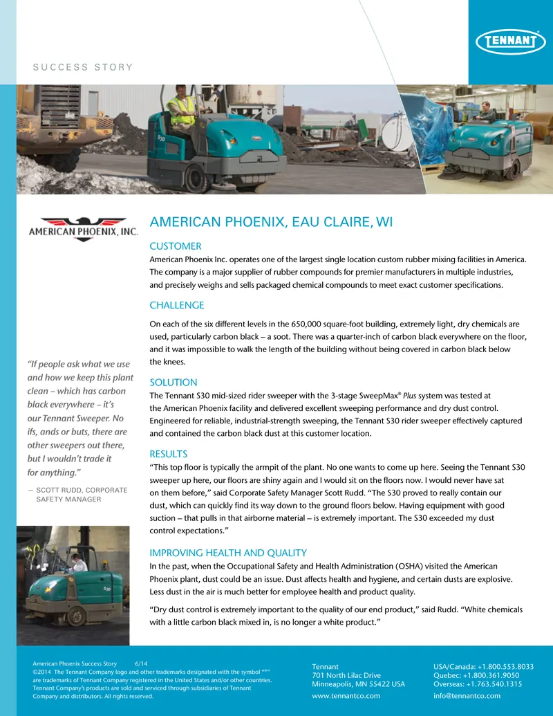 Dust Control Solution for American Phoenix Facility