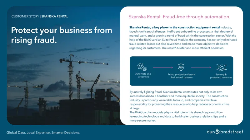 Skanska Rental Fraud Prevention Case Study