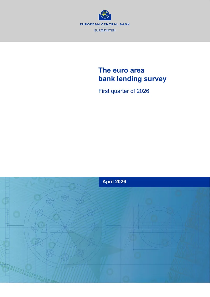 Euro Area Bank Lending Survey Q1 2026 Results