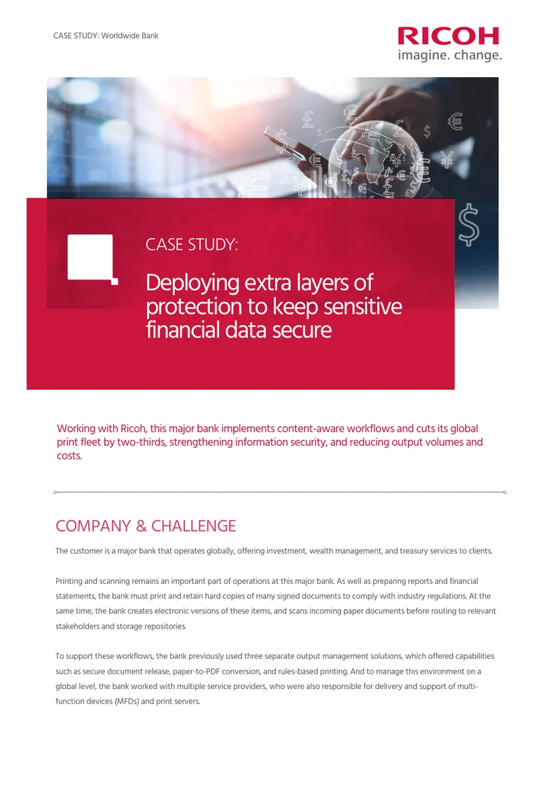 Implementation of Secure Document Workflows in Banking