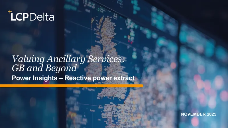 Valuing Ancillary Services in Power Markets