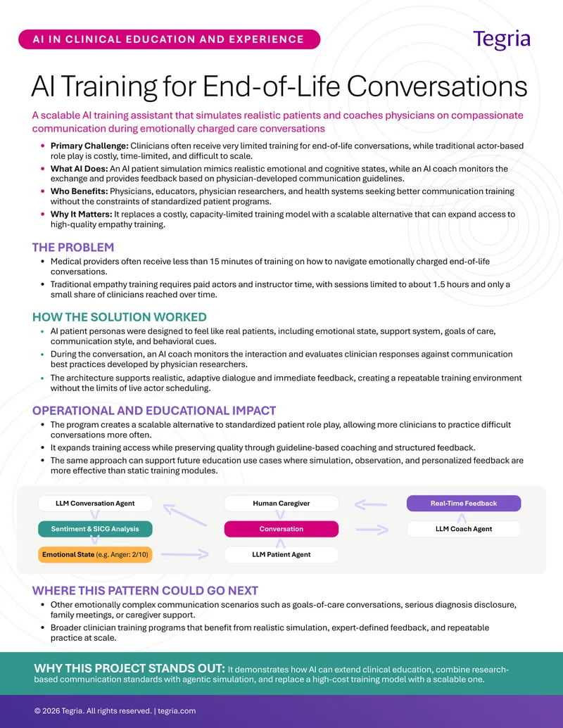AI Training for End-of-Life Conversations