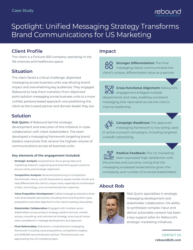 Unified Messaging Strategy for Brand Communications