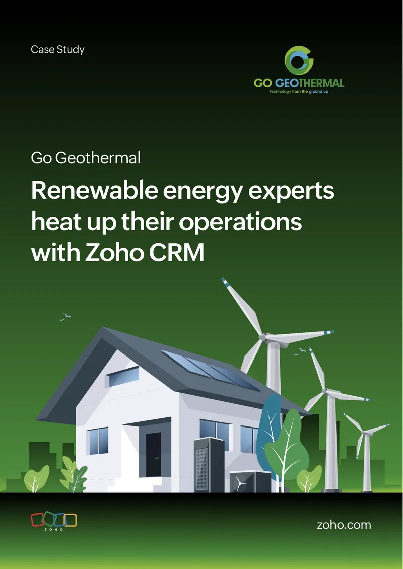 Go Geothermal Case Study on Zoho CRM Implementation