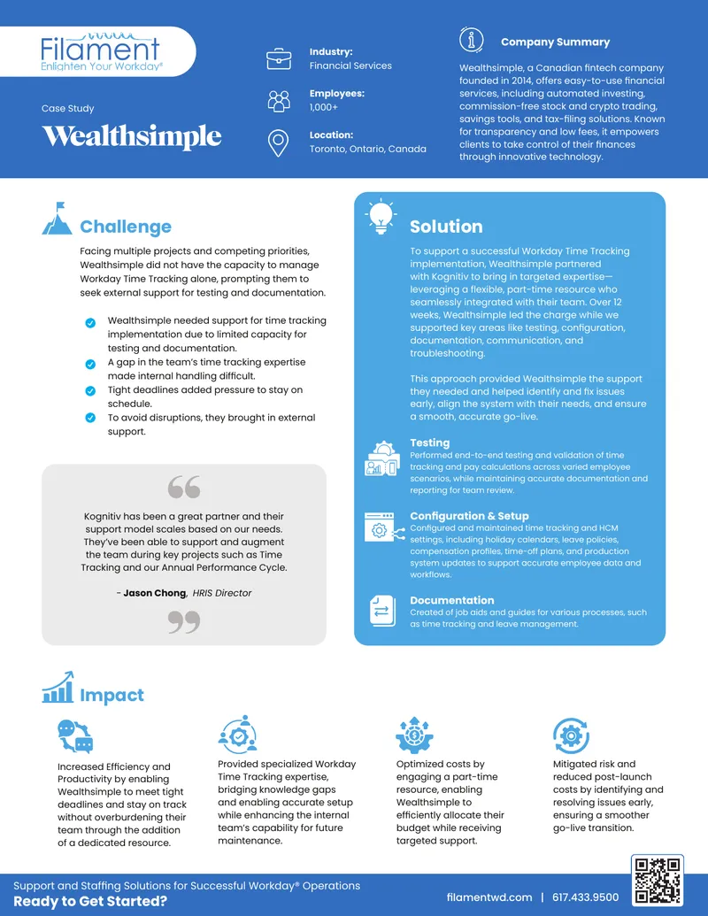 Workday Time Tracking Implementation Case Study