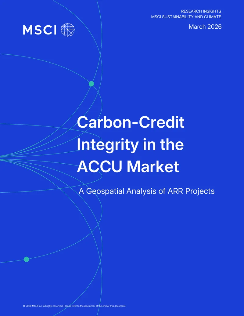 Carbon-Credit Integrity in the ACCU Market Analysis
