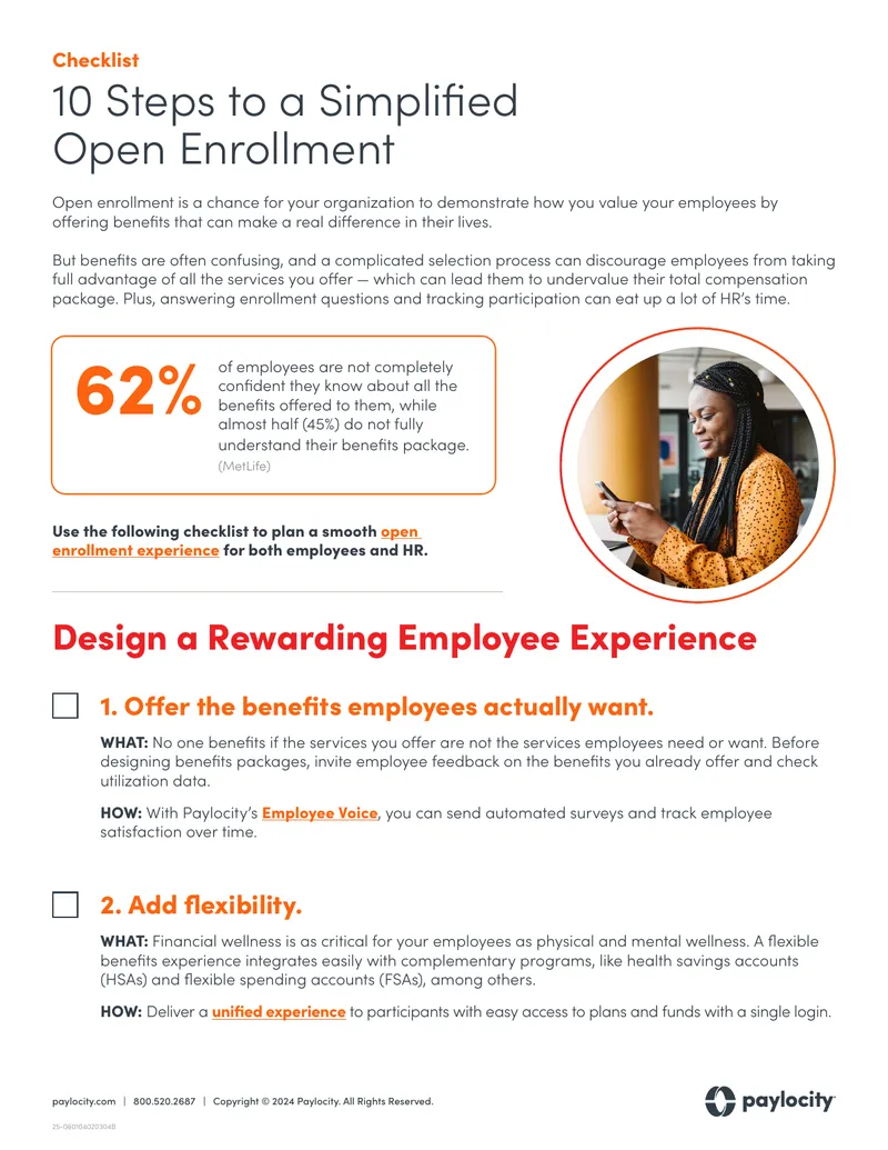 10 Steps to a Simplified Open Enrollment