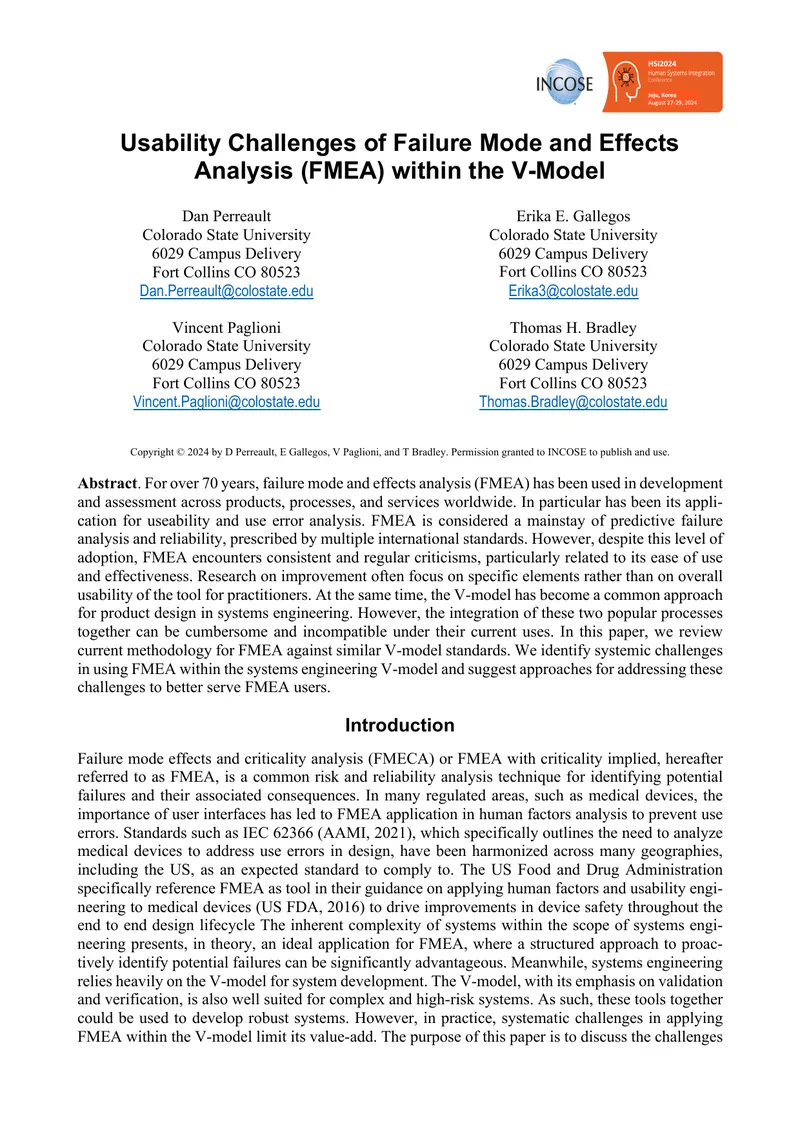 Usability Challenges of Failure Mode and Effects Analysis