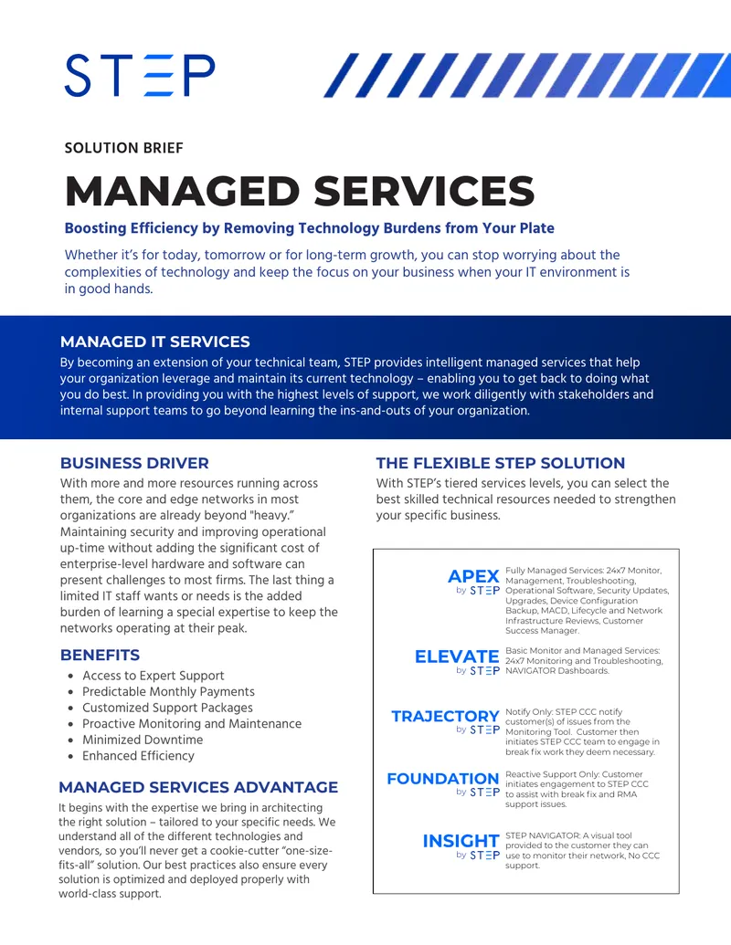 Managed IT Services Solution Brief
