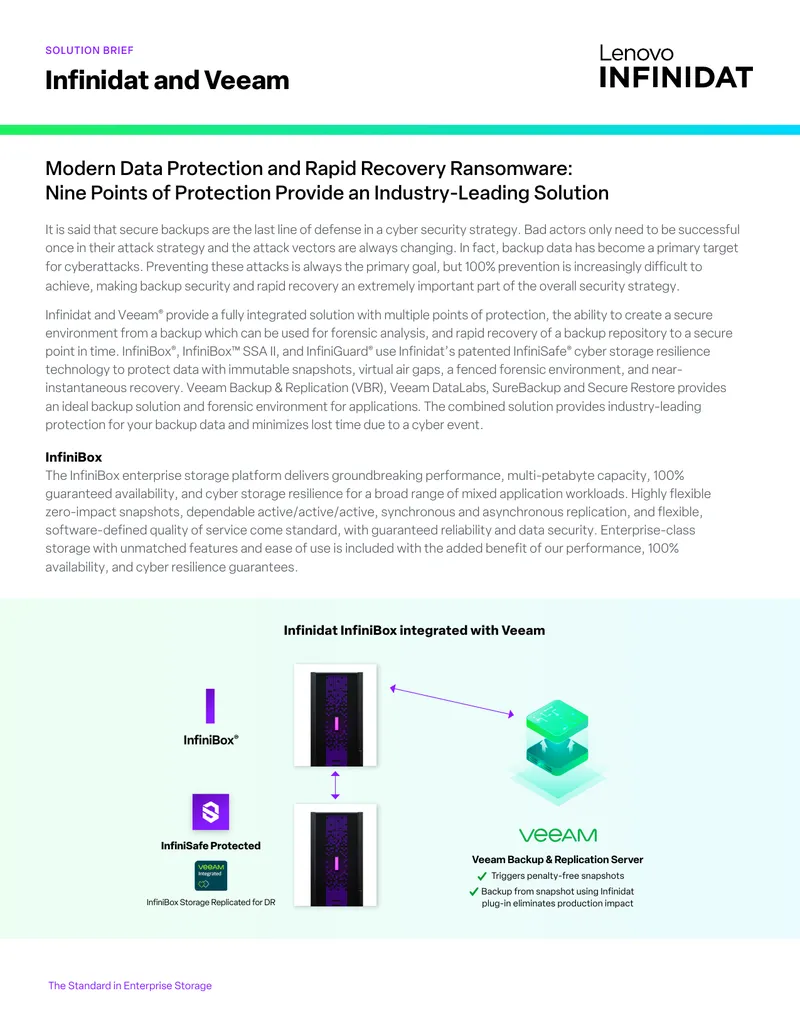 Modern Data Protection and Rapid Recovery Solutions