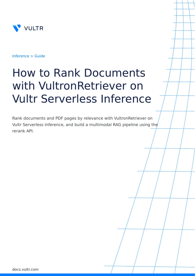 Document Ranking Guide with VultronRetriever