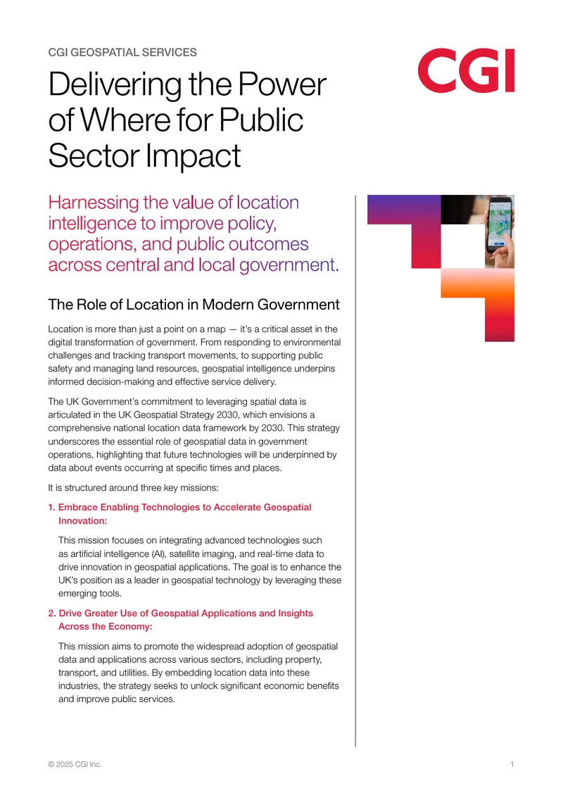Harnessing Location Intelligence for Government Operations