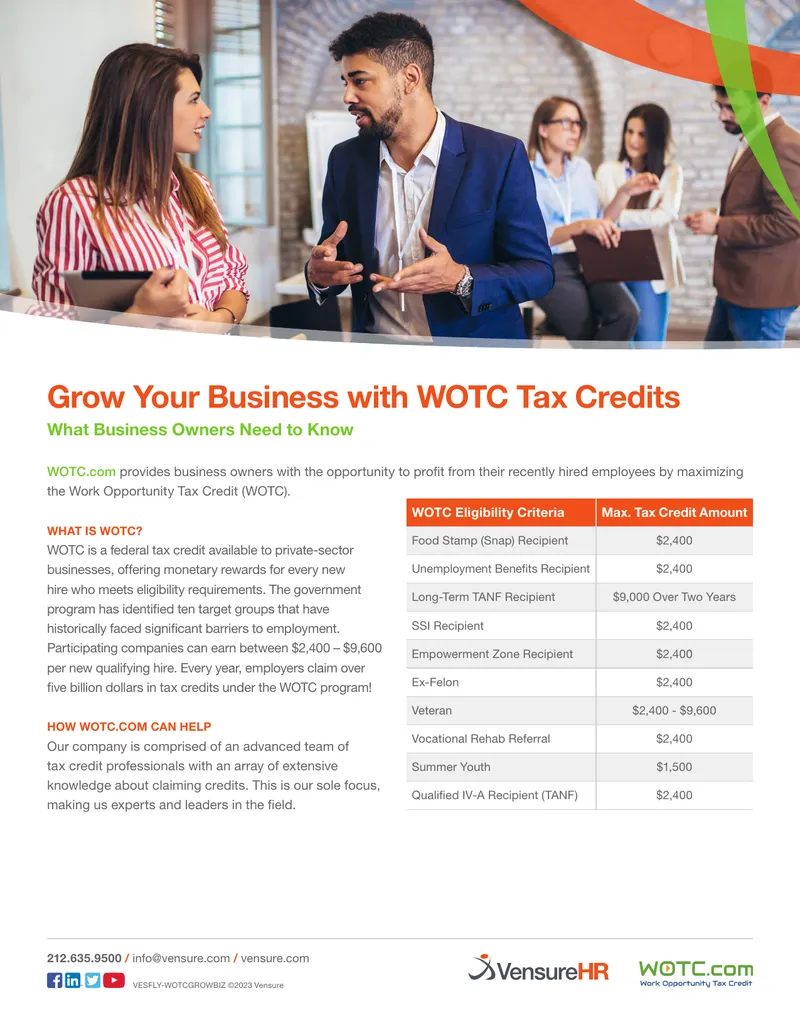 Work Opportunity Tax Credit Application Process