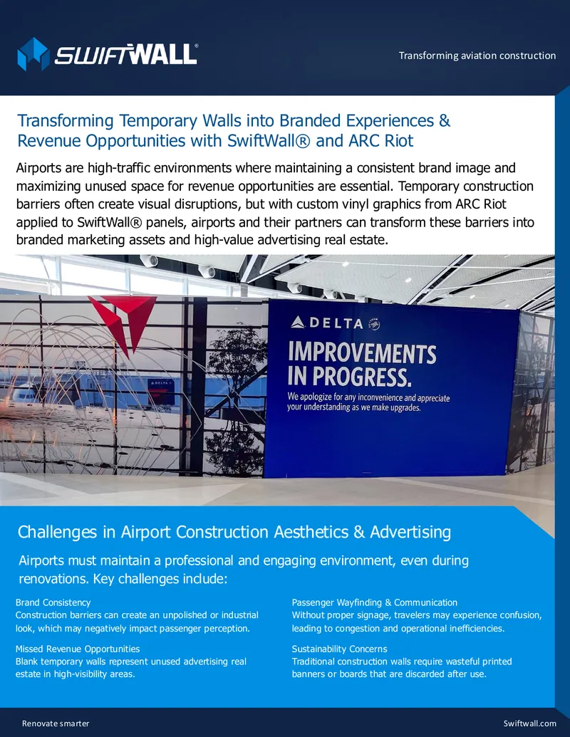 Transforming Temporary Walls into Branded Experiences