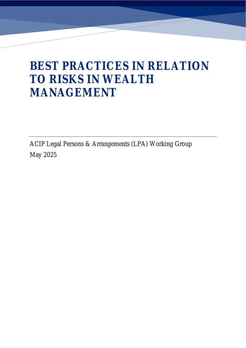 Best Practices for Managing Risks in Wealth Management