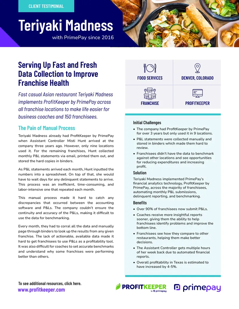 Implementation of ProfitKeeper for Franchise Management