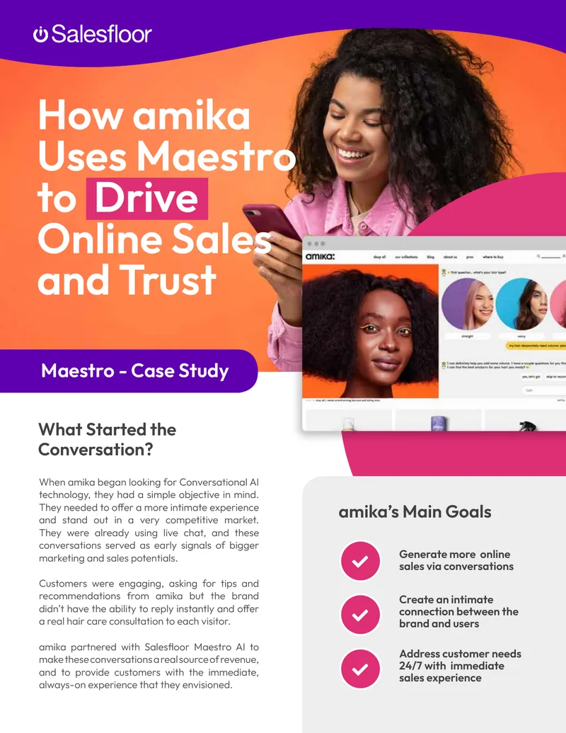 amika's Use of Conversational AI for Enhanced Customer Experience