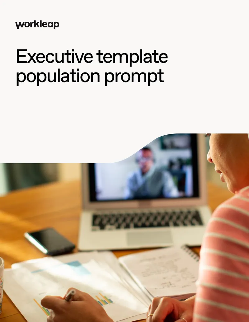 Executive Template Population Prompt for Coaching
