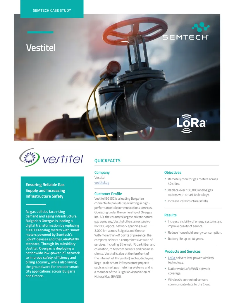 Smart Metering Implementation for Gas Utilities