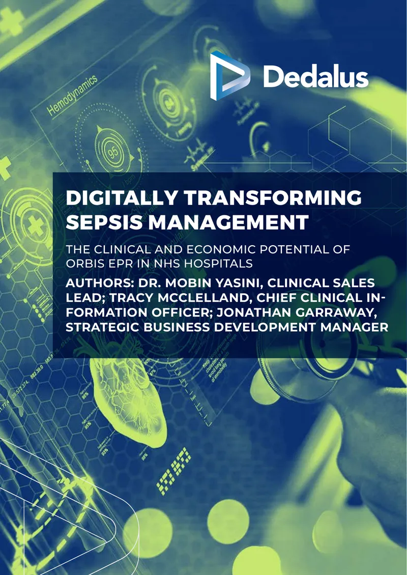 Digitally Transforming Sepsis Management in NHS Hospitals