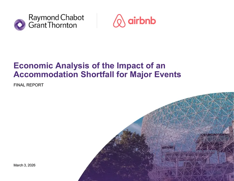 Economic Analysis of Accommodation Shortfall for Major Events