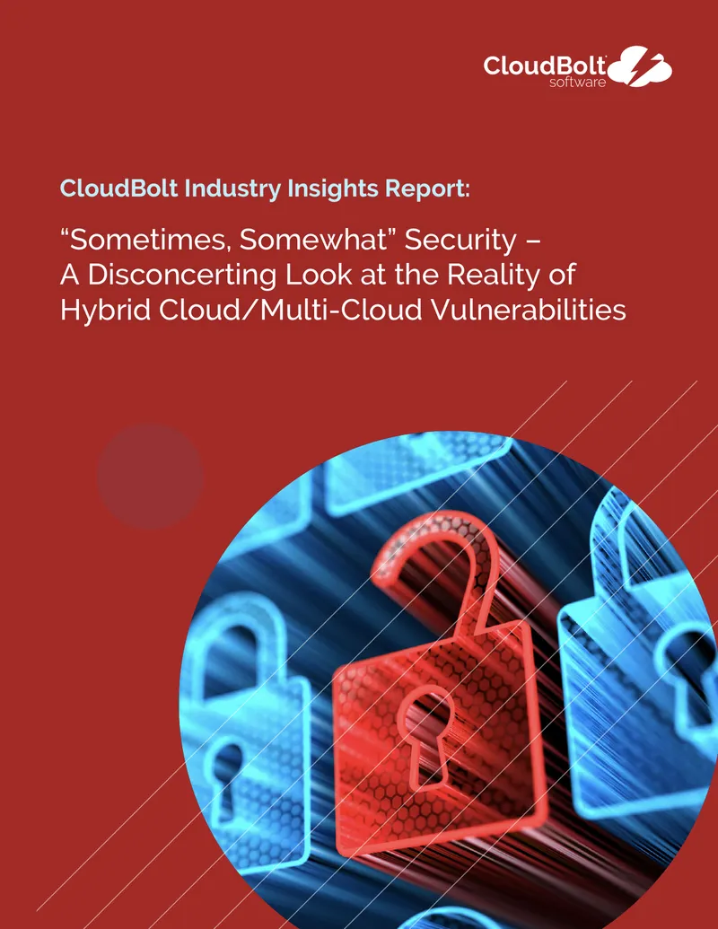 CloudBolt Industry Insights Report on Cloud Security Vulnerabilities